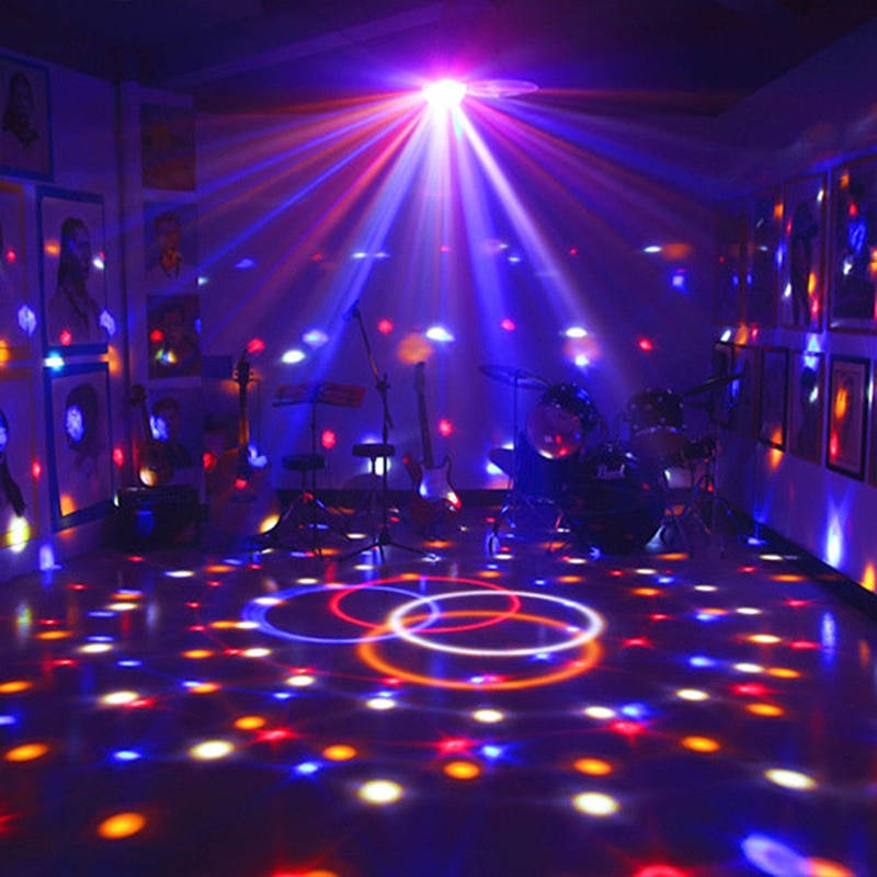 Sound Activated Rotating LED Disco Ball 3